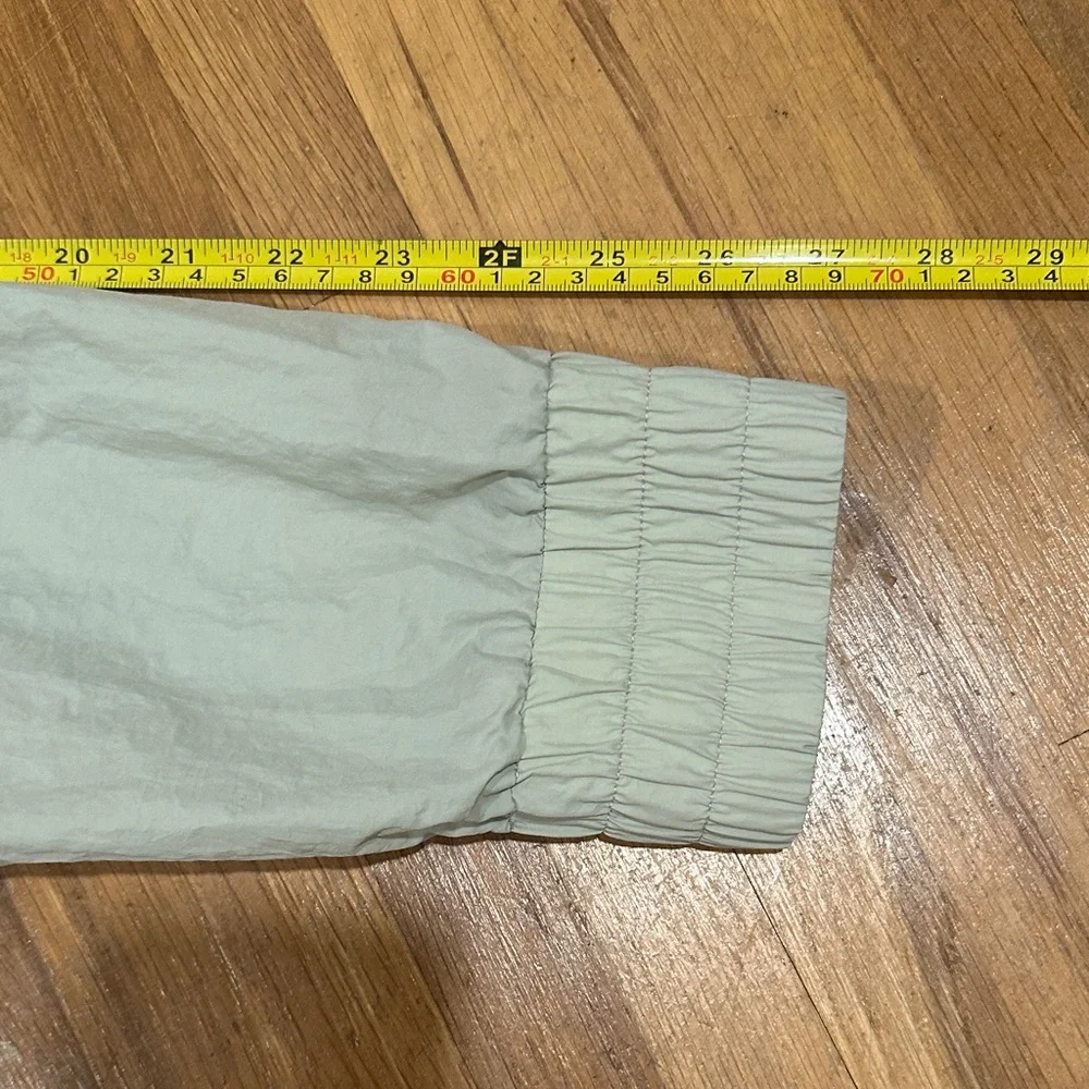 FLX | Women’s Light Green Quarter-Zip Nylon Pullover - Picture 15 of 16